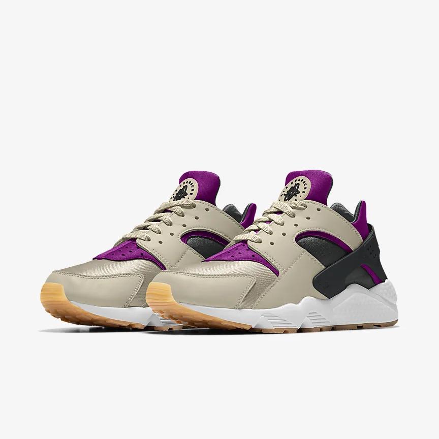 Giày Nike Air Huarache By You Nữ Tím Đen